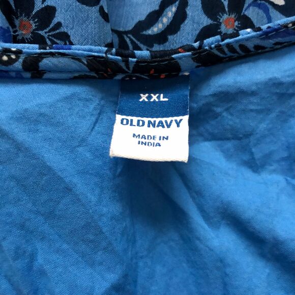 Old Navy Women's Maxi Dress Size XXL Floral Boho Smocked Waist Peasant Cottage - Picture 3 of 11